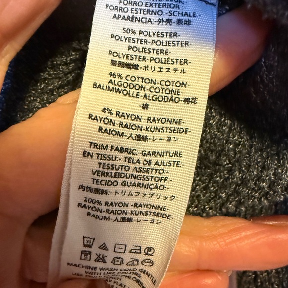 We The Free Charcoal Top with Colorful Patterned Sleeves - Picture 8 of 8